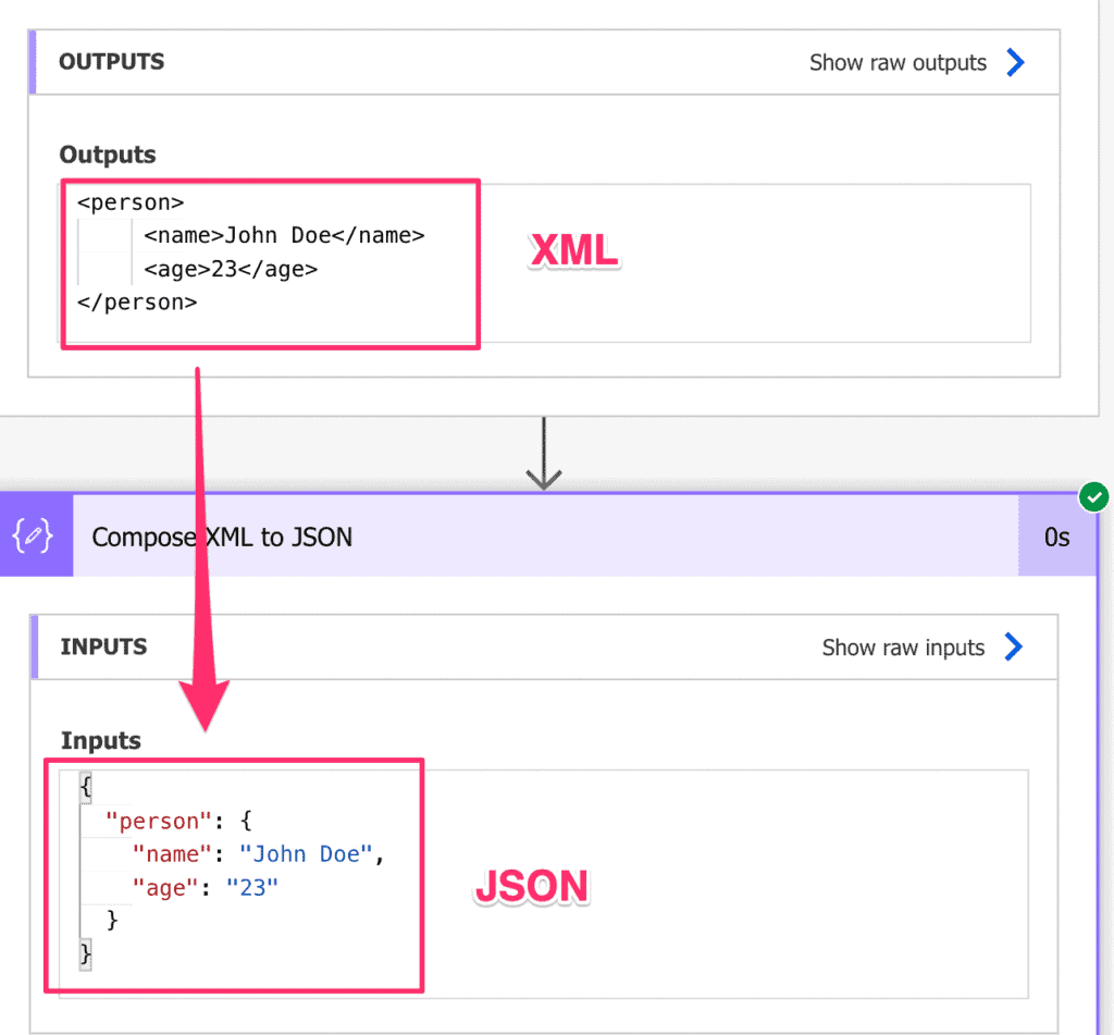 7 Power Automate JSON and xml function to convert XML to JSON